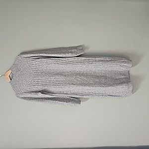 Grey sweater dress